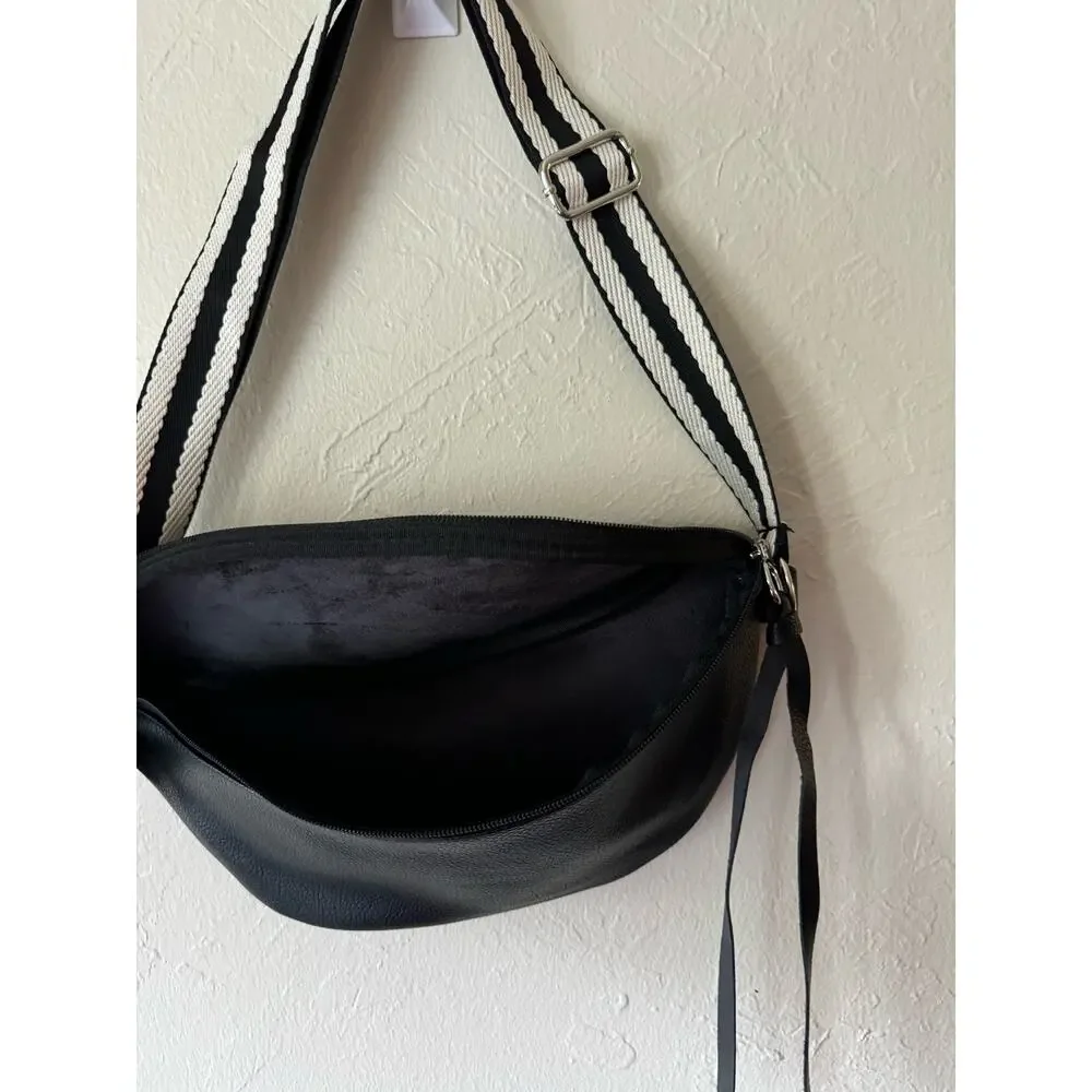 NWT Black Crossbody Sling / Belt Bag/ Fanny Pack with Adjustable Strap